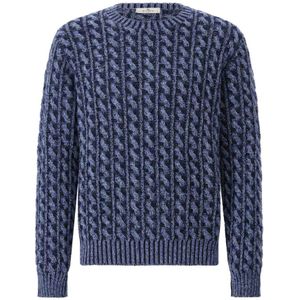 Etro, Heren, Truien, Blauw, Maat: M Wol,