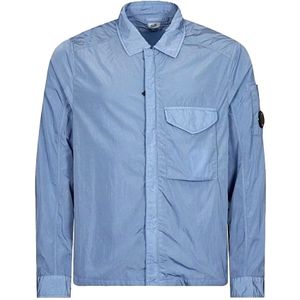 C.p. Company, Heren, Jassen, Blauw, Maat: S Poliester,