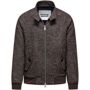 BomBoogie, Heren, Jassen, Bruin, Maat: L Nylon,