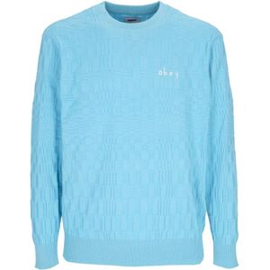 Obey, Heren, Truien, Blauw, Maat: M Katoen,