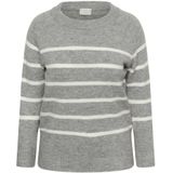 Kaffe Curve, Dames, Truien, Grijs, Maat: S Leer,