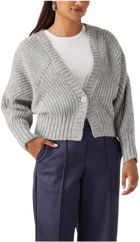 Nukus, Dames, Truien, Grijs, Maat: S