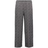 Zero - Damesculotte - Materiaalmix - Brede Pijpen - Elastische Band