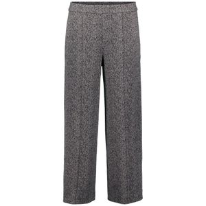 Zero - Damesculotte - Materiaalmix - Brede Pijpen - Elastische Band