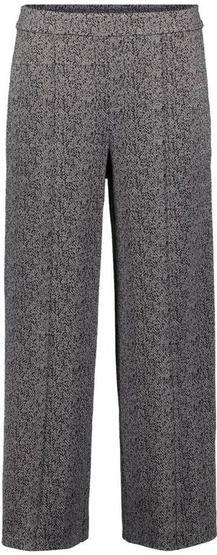 Zero - Damesculotte - Materiaalmix - Brede Pijpen - Elastische Band