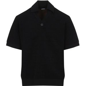 Jacquemus, Heren, Tops, Zwart, Maat: M Viscose,