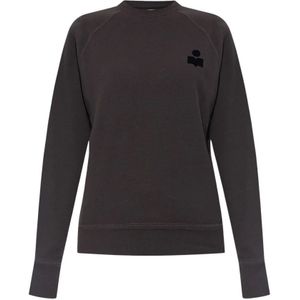 Marant étoile, Dames, Sweatshirts & Hoodies, Zwart, Maat: 2XS Katoen,