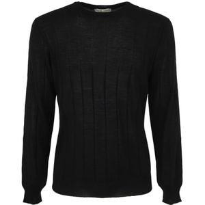Filippo De Laurentiis, Heren, Truien, Zwart, Maat: 2XL Wol,