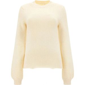 Chloé, Dames, Truien, Wit, Maat: M Wol,