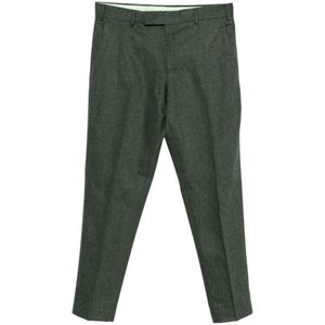 PT Torino, Heren, Broeken, Groen, Maat: M Leer,