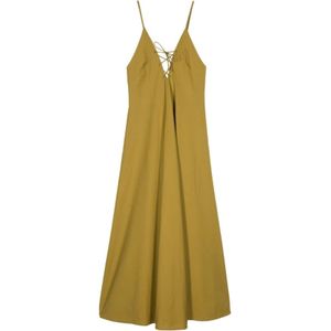 Forte Forte, Dames, Jurken, Groen, Maat: M Katoen,