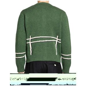 S.s.daley, Heren, Truien, Groen, Maat: S Wol,