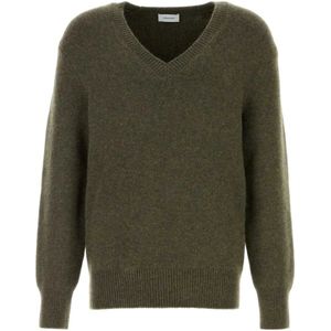 Salvatore Ferragamo - Gebreide Trui - Donkergroen - Cashmere