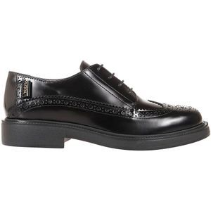 Tod's, Dames, Schoenen, Zwart, Maat: 38 1/2 EU Leer,