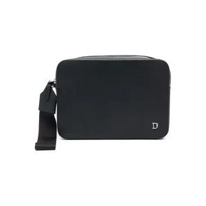 Dsquared2 Clutch Tas , Black , Heren , Maat: ONE Size