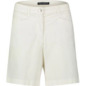 Betty Barclay - Korte Broeken - Wit - Dames - Relaxed Fit Zomerbroek met Zakken