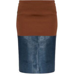 Marni, Dames, Rokken, Bruin, Maat: S Zijde,