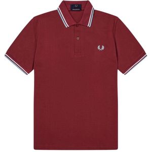 Fred Perry, Heren, Tops, Rood, Maat: 3XS Katoen,