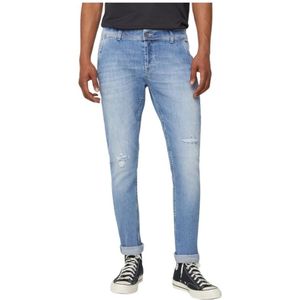 Dondup, Heren, Jeans, Blauw, Maat: W38 Denim,