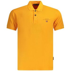 Napapijri - Katoenen Polo - Oranje - Regular Fit