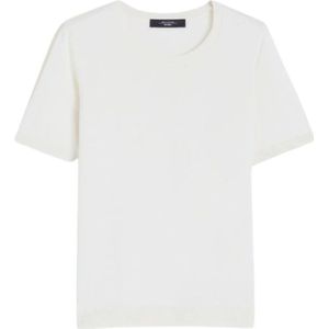 Weekend Max Mara, Dames, Tops, Wit, Maat: S Zijde,