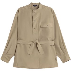 Soeur, Dames, Blouses & Shirts, Bruin, Maat: XS Zijde,