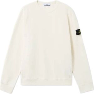Stone Island - Sweatvest - Wit - Heren - Katoen