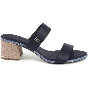 Tommy Hilfiger, Dames, Schoenen, Blauw, Maat: 42 EU Jute,