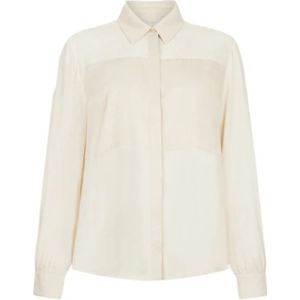 Liu Jo, Dames, Blouses & Shirts, Beige, Maat: 2XS