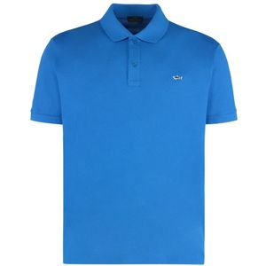 Paul & Shark, Heren, Tops, Blauw, Maat: L Piqué,
