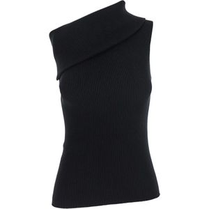 Rick Owens, Dames, Tops, Zwart, Maat: XS Viscose,