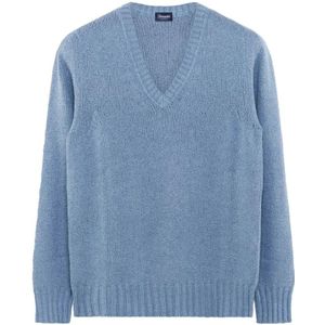 Drumohr, Heren, Truien, Blauw, Maat: M Katoen,