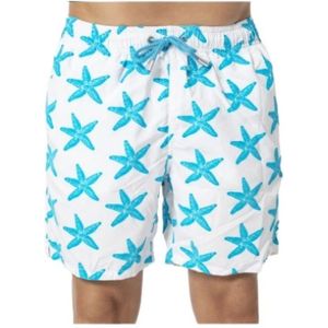 MC2 Saint Barth, Heren, Badkleding, Blauw, Maat: L Polyamide,