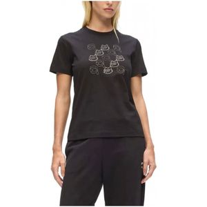 Karl Lagerfeld, Heren, Tops, Zwart, Maat: S Katoen,