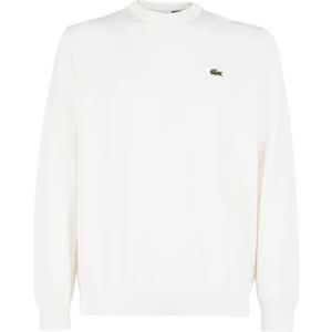 Lacoste, Heren, Sweatshirts & Hoodies, Wit, Maat: 2XL