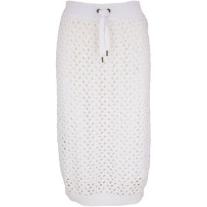 Brunello Cucinelli, Dames, Rokken, Wit, Maat: S Katoen,