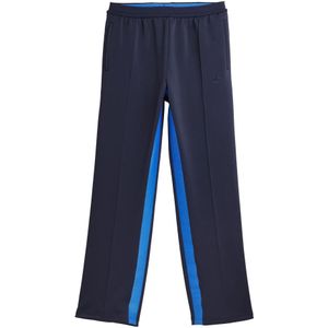 Adidas, Heren, Broeken, Blauw, Maat: M Piqué,