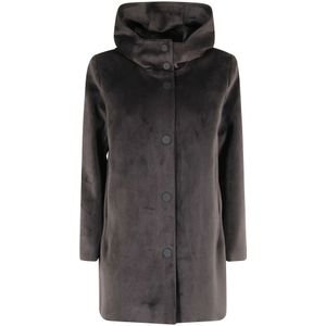 Rrd, Dames, Mantels, Bruin, Maat: XS Velours,