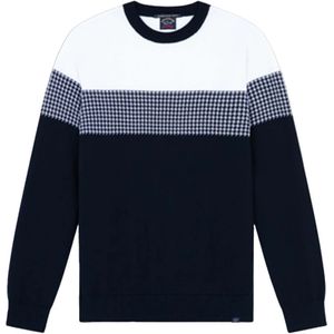 Paul & Shark, Heren, Sweatshirts & Hoodies, Blauw, Maat: L Katoen,