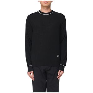Dolce & Gabbana, Heren, Truien, Zwart, Maat: M