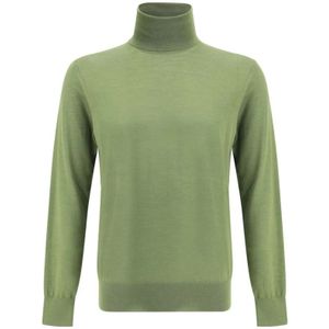 Saint Laurent, Heren, Truien, Groen, Maat: M Zijde,