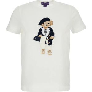 Ralph Lauren, Dames, Tops, Wit, Maat: M Katoen,