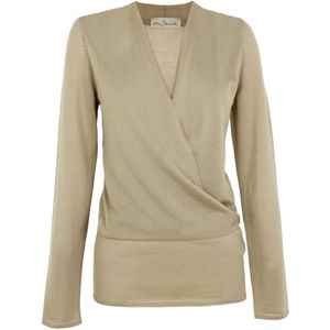 Cortana, Dames, Truien, Beige, Maat: XS Kasjmier,