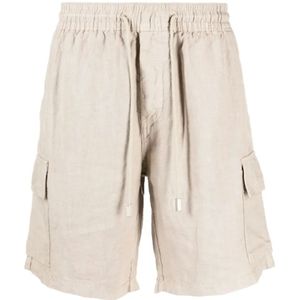 Vilebrequin, Heren, Korte broeken, Beige, Maat: XL Linnen,