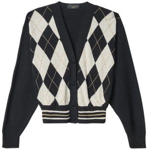 Gaëlle Paris, Dames, Truien, Zwart, Maat: S Viscose,