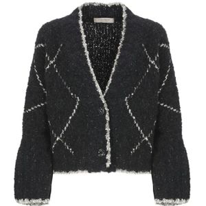 D.Exterior, Dames, Truien, Zwart, Maat: S Wol,