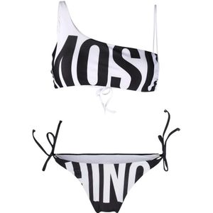 Moschino, Dames, Badkleding, Wit, Maat: M
