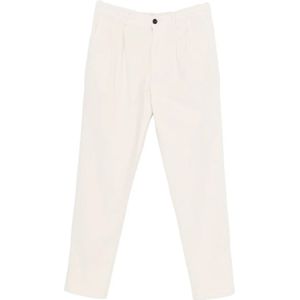 Incotex, Heren, Broeken, Beige, Maat: W34 Corduroy,