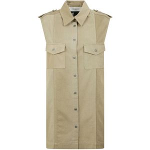 Golden Goose, Dames, Jassen, Groen, Maat: XS Katoen,