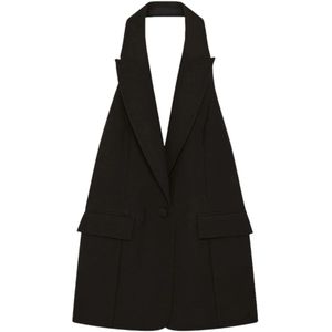 Marella, Dames, Jassen, Zwart, Maat: XS Viscose,